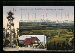 AK Reisiswil, Gasthaus Reisiswil, Alpenpanorama Vom Aussichtsturm Hochwacht  - Sonstige & Ohne Zuordnung