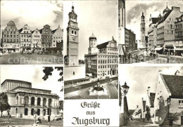 72182987 Augsburg Maximilianstrasse Stadttheater Perlachturm Fuggerei Augsburg - Augsburg