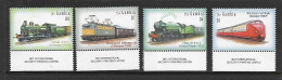 GAMBIE 2003 TRAINS  MICHEL  N°5100/5103 NEUF MNH** - Trains