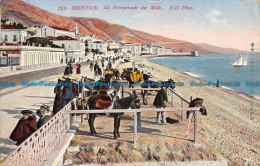 R113694 Menton. La Promenade Du Midi. ND. No 755. B. Hopkins - Monde