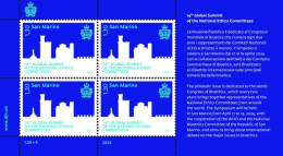 Stamps San Marino 2024 - 14th Global Summit Of National Ethics And Bioethics Committees Of The World. - Unused Stamps
