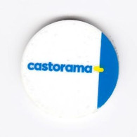 Jeton De Caddie En Plastique - Castorama 7 - Grande Surface De Bricolage - Gettoni Di Carrelli