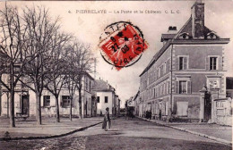 95 - Val D Oise - PIERRELAYE -  La Poste Et Le Chateau - Pierrelaye