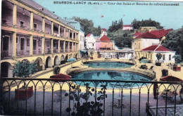 71 - Saone Et Loire - BOURBON LANCY - Cour Des Bains Et Bassins De Refroidissement - Other & Unclassified
