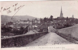 71 - Saone Et Loire -  AUTUN - Vue Prise De La Rue De La Jambe De Bois - Autun