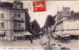 58 - Nievre -   NEVERS -  Avenue De La Gare -  Café De La Paix - Nevers
