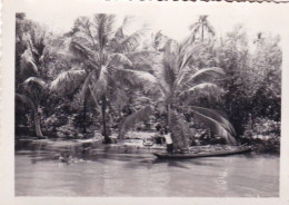 Photo Originale 1948 - Militaria - Viet Nam - Cochinchine -secteur Can Tho -paysage Sur Un Rach - Krieg, Militär