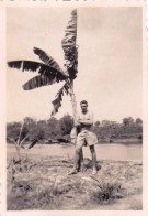 Photo Originale 1948 -  Militaria - Viet Nam - Cochinchine - QM Cannonier Le ROY A L Arsenal De Saigon - Krieg, Militär