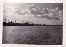 Photo Originale 1948 - Militaria - Viet Nam - Cochinchine - Port De Commerce De Saigon - Krieg, Militär