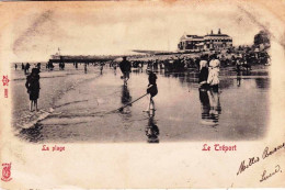 76 - Seine Maritime -  LE TREPORT -  La Plage - Carte Precurseur - Le Treport