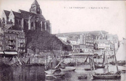 76 - Seine Maritime -  LE TREPORT -  L église Et Le Port - Le Treport