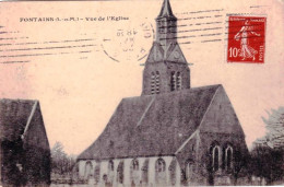 77 - Seine Et Marne -  FONTAINS -  Vue De L église - Altri & Non Classificati