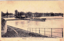77 - Seine Et Marne -  MELUN -  Vue De La Seine Aux Barrages - Melun