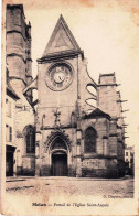 77 - Seine Et Marne -  MELUN -  Portail De L église Saint Aspais - Melun