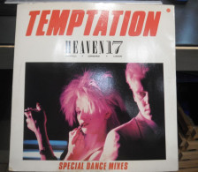 * Vinyle Maxi  45T -  HEAVEN 17 - Temptation / We Live So Fast - 45 G - Maxi-Single