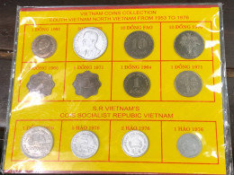 VIET NAM CONIS COLLECTION SOUTH VIET NAM AND NORTH VIET NAM FROM 1953-TO 1976 -12 PCS - Vietnam