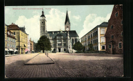 AK Ingolstadt, Gouvernements-Platz Mit Kirche  - Ingolstadt