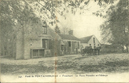 77  FORET DE FONTAINEBLEAU - FRANCHARD - LE POSTE FORESTIER ET L' ABBAYE (ref 7118) - Fontainebleau