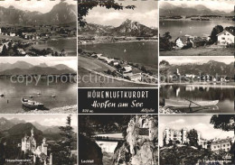72182305 Hopfen See Teilansichten Bootspartie Neuschwanstein Lechfall Hohenschwa - Fuessen