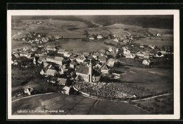 AK Görwihl, Kirche Mit Friedhof, Fliegeraufnahme  - Other & Unclassified