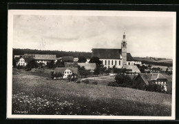 AK Görwihl, Ortsansicht Mit Kirche Und Friedhof  - Other & Unclassified