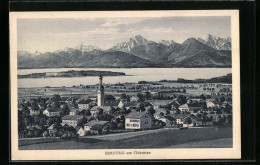 AK Rimsting Am Chiemsee, Ortspartie Mit Blick Auf Den See  - Otros & Sin Clasificación