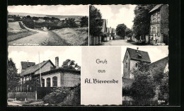 AK Kl. Biewende, Schule, Kirche Und Partie In Der Dorfstrasse  - Other & Unclassified