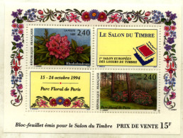 Bloc De France - "SALON DU TIMBRE - Parc Floral" - 1993 - NEUF - 075 - Neufs