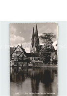 72181327 Soest Arnsberg Blick Ueber Den Grossen Teich Zur Wiesenkirche Soest - Soest