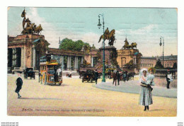 BERLIN:  NATIONALDENKMAL  KAISER  WILHELM'S  DES  GROSSEN  -  NACH  ITALIEN  -  KLEINFORMAT - Monumentos