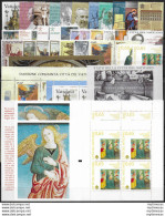 2009 Vaticano Annata Completa 30v+4MS+2 Booklet MNH - Sonstige & Ohne Zuordnung