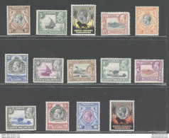 1935-37 Tanganyika - Stanley Gibbons N. 110-23 - Giorgio V - 14 Valori - Serie Completa - MNH** - Other & Unclassified