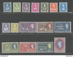 1960-62 Kenya Uganda Tanganyika - Stanley Gibbons N. 183-98 - Elisabetta Ii - 16 Valori - Serie Completa - MNH** - Altri & Non Classificati