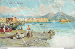 Bu413 Cartolina Napoli  Citta' Da Mergellina Pittorica - Napoli