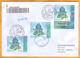 2022  Moldova Moldavie Used FDC Happy New Year! - Año Nuevo