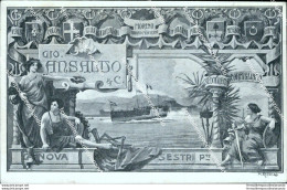 Bu2 Cartolina Commemorativa Genova Sestri Gio. Ansaldo Cornigliano Sampierdarena - Genova