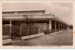 VIRY-CHATILLON: Entrée Du Square Et Le Marché - Très Bon état - Viry-Châtillon