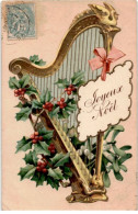 MUSIQUE: Joyeux Noël, Harpe - Très Bon état - Music And Musicians
