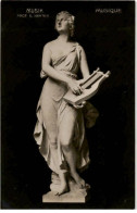 MUSIQUE: Statue, Musik Prof. E. Herter - Très Bon état - Music And Musicians