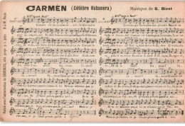 COMPOSITEUR: Carmen, Célèbre Habanera, Musique De Bizet - Très Bon état - Music And Musicians