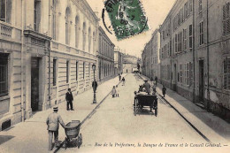 EPINAL : La Banque De France Rue De La Prefecture Et Le Conseil General - Tres Bon Etat - Banques