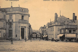 EPERNAY : La Banque De France, Rue Du Chalons - Tres Bon Etat - Banche