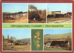 72181093 Oberwiesenthal Erzgebirge Schmalspurbahn Cranzahl Viadukt Bergfahrt Kre - Oberwiesenthal