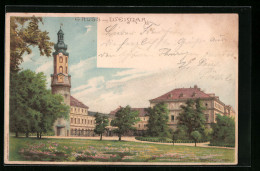 Lithographie Weimar, Grossh. Residenzschloss  - Weimar