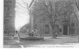 BANQUE DE FRANCE - AIX-en-PROVENCE : Fontaine Des 4 Dauphins - Tres Bon Etat - Banche