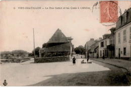 VIRY-CHATILLON: La Rue Carnot Et Les Quais à Châtillon - Très Bon état - Viry-Châtillon