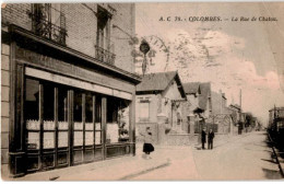 COLOMBES: La Rue Du Chatou - état - Colombes