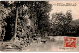 JUVISY-sur-ORGE: Le Parc, La Grotte Et Le Bassin - état - Juvisy-sur-Orge