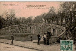 JUVISY: La Rampe En Fer à Cheval Et Le Parterre à La Française - état - Juvisy-sur-Orge