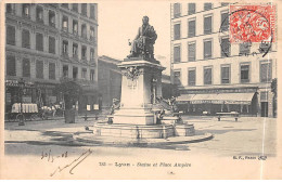 LYON - Statue Et Place Ampère - Très Bon état - Otros & Sin Clasificación